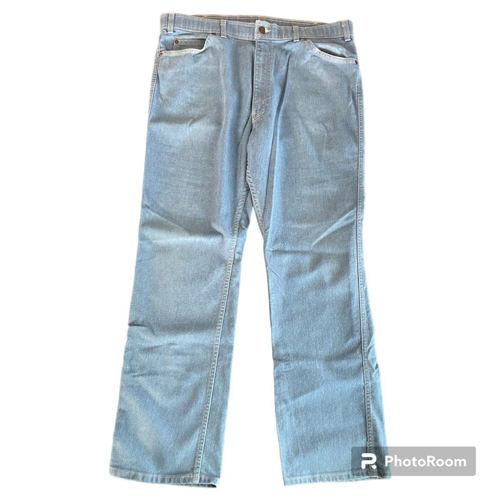 Vintage Levis For Men With A Skosh More Room 40x32 Mens Jeans USA Orange Tab